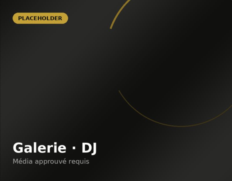 Montage disco mobile — image temporaire en attente d’une photo approuvée