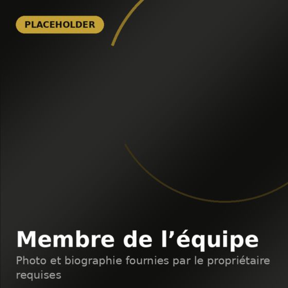 Membre de l’équipe — image temporaire en attente d’une photo fournie par le propriétaire