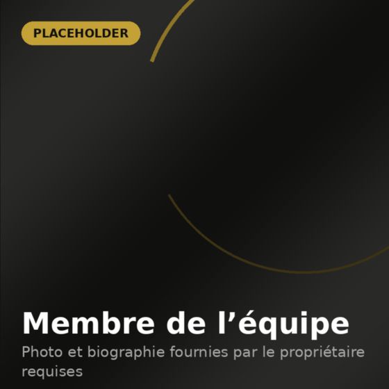 Membre de l’équipe — image temporaire en attente d’une photo fournie par le propriétaire